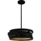 Quoizel Pendant Pendant 3 Lights Matte Black QP6223MBK - alternate 1